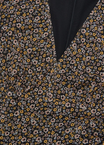 Комбинированное кэжуал платье House с цветочным принтом