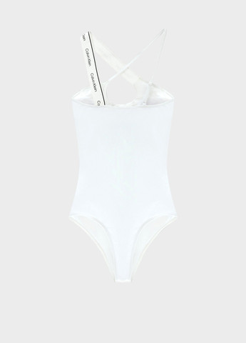 Білий літній купальник суцільний Calvin Klein