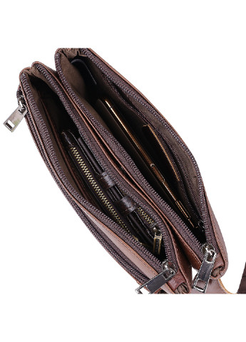 Шкіряна сумка на пояс 21х13х4 см Vintage (252415159)