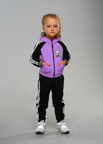 Лавандовый демисезонный лавандовый демисезонный спортивный костюм панда Sinthia