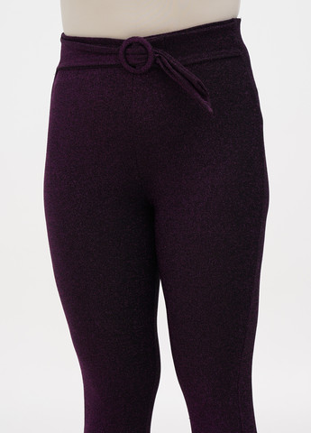 Фиолетовые кэжуал демисезонные зауженные брюки Calliope