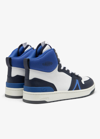 Голубые кеды Lacoste L001 Mid