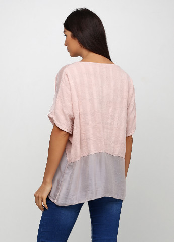 Светло-розовая летняя блуза New Collection