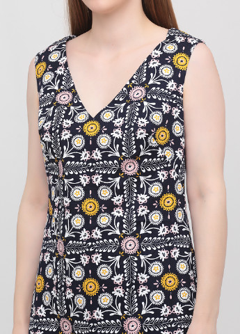 Комбинированное кэжуал платье Boden с абстрактным узором