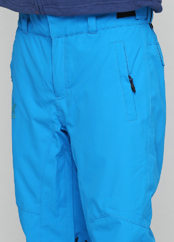 Голубые спортивные демисезонные прямые брюки Chiemsee