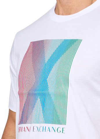Біла футболка Armani Exchange