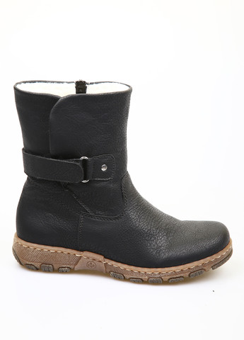 Черные осенние полусапоги Rieker