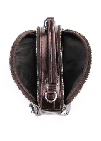Сумка-рюкзак Alex Rai однотонный коричневый кэжуал