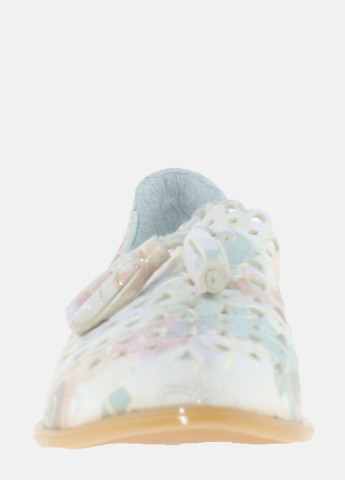 Женские балетки rv178 молочный Violetti | молочные геометрические натуральная кожа (317419728)