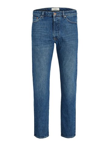 Синие демисезонные прямые джинсы Jack & Jones