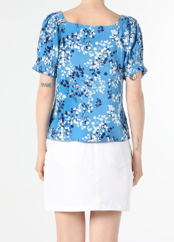 Голубая летняя блуза Colin's