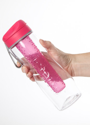 Пляшка для води з дифузором 0,8 л Sistema однотонна рожева