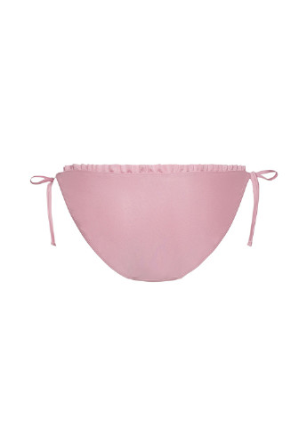 Розовые женские купальные трусики-плавки бикини на завязках однотонные Esmara
