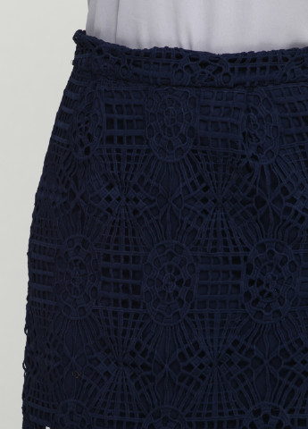 Темно-синяя кэжуал однотонная юбка Naomi