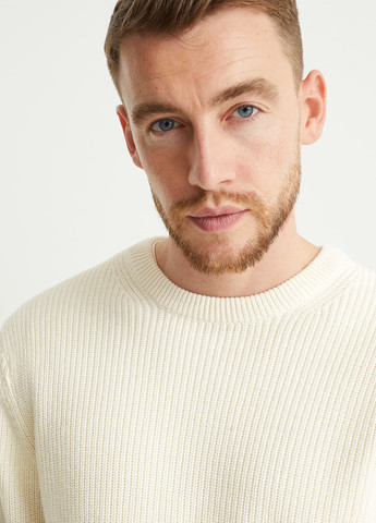 Белый демисезонный свитер джемпер C&A