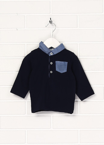 Синяя детская футболка-поло для мальчика United Colors of Benetton