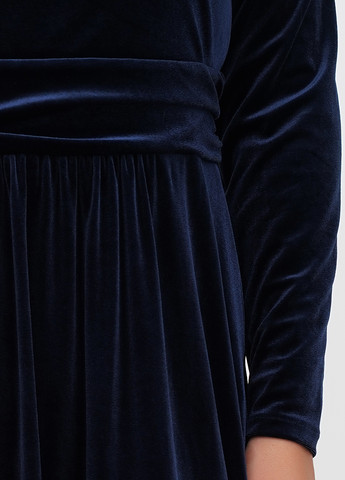 Темно-синее кэжуал платье клеш Boden однотонное