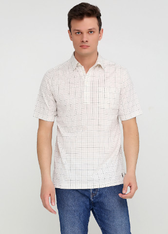 Белая кэжуал рубашка в клетку Ralph Lauren с коротким рукавом