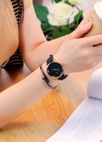 Жіночі годинник AllBlack quartz Geneva (229044089)