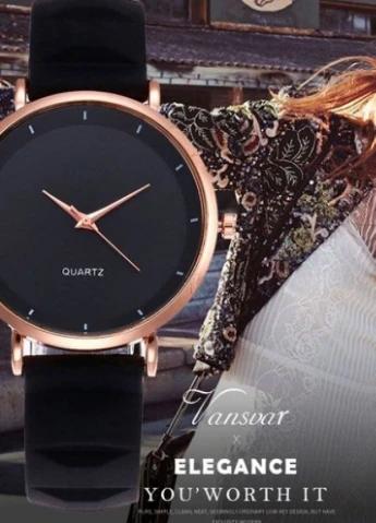 Жіночі годинник AllBlack quartz Geneva (229044089)