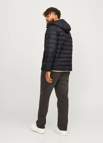 Чорна демісезонна куртка Jack & Jones