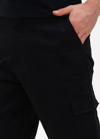 Черные кэжуал демисезонные карго брюки Boohoo