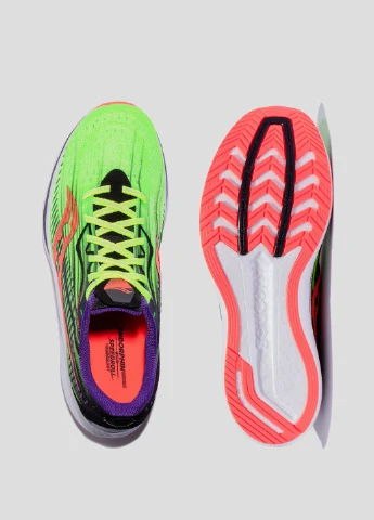 Салатовые беговые кроссовки Vizipro Endorphin Speed 2 Saucony зелёные всесезоны (253268059)