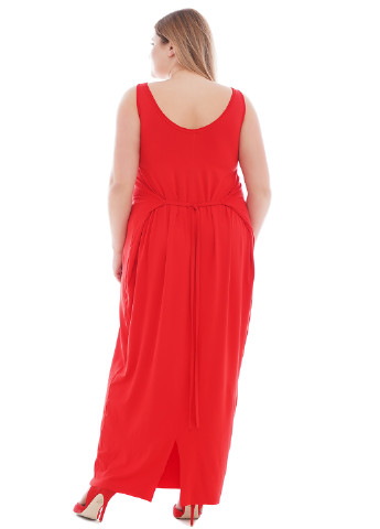 Червона кежуал сукня сукня-майка AURA