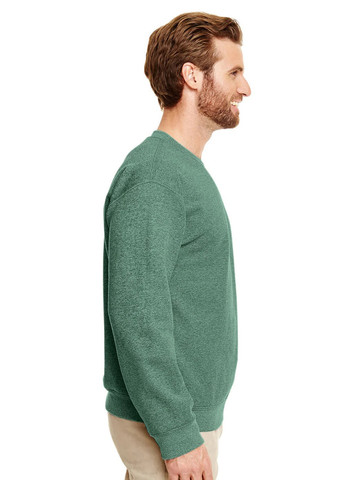 Зелений світшот Gildan меланж без декору (361960168)