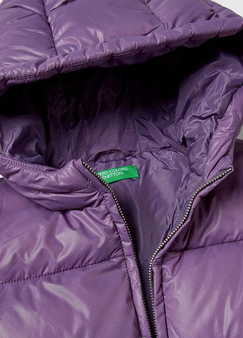 Фиолетовая демисезонная куртка куртка-пальто United Colors of Benetton