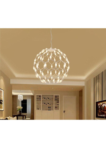 Люстра потолочная LED D1289/400-wh-k Белый 42х40х40 см. Sunnysky (253630744)