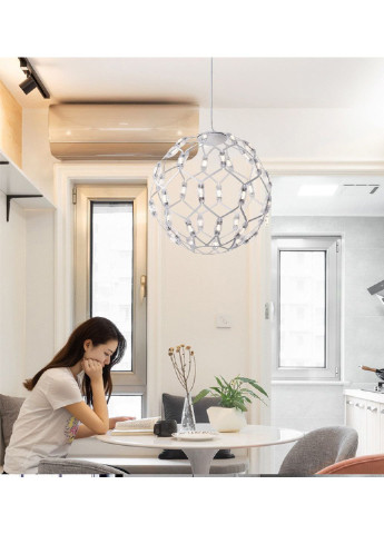 Люстра потолочная LED D1289/400-wh-k Белый 42х40х40 см. Sunnysky (253630744)