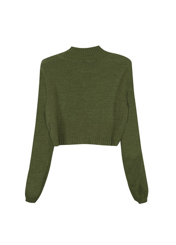 Оливковый (хаки) демисезонный свитер Glamorous