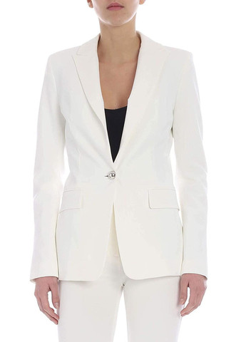 Белый кэжуал пиджак Pinko - однотонный - демисезонный