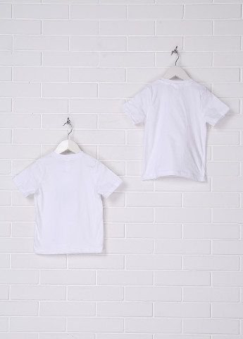 Белая зимняя футболка (2 шт.) с коротким рукавом C&A
