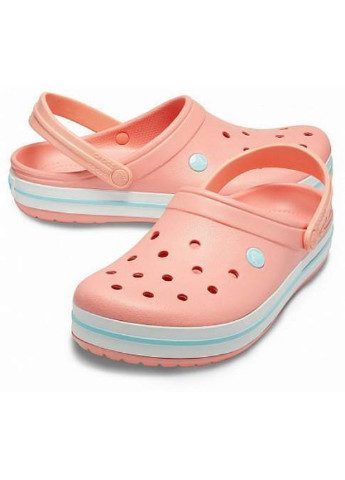 Персиковые сабо крокс Crocs