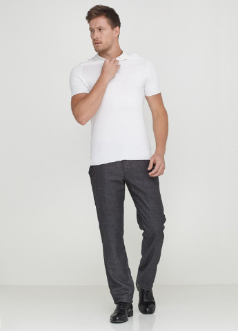 Серые кэжуал демисезонные со средней талией брюки Giorgio Armani