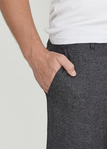 Серые кэжуал демисезонные со средней талией брюки Giorgio Armani