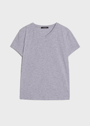 Сіра літня футболка жіноча напівприлегла KASTA design
