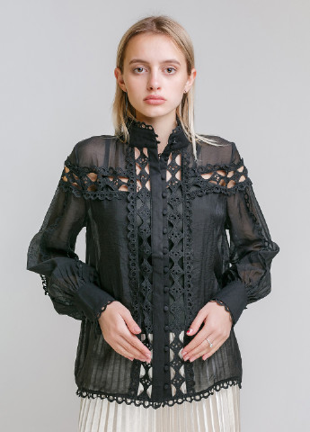 Черная летняя блузка в стиле zimmerman No Brand