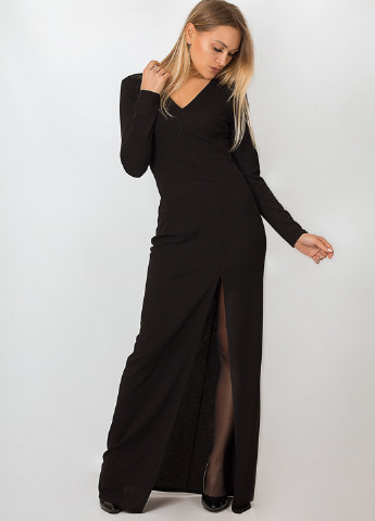 Черное вечернее платье Lilove однотонное