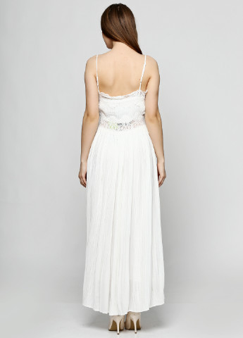 Білий вечірня плаття, сукня довга Silvian Heach однотонна