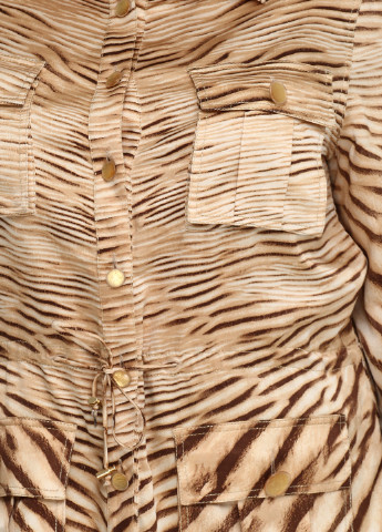 Песочная демисезонная блуза Angelo Marani
