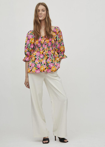 Комбинированная летняя блуза Vila