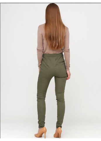 Темно-зеленые джинсовые демисезонные брюки H&M