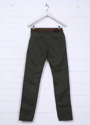 Зеленые кэжуал летние прямые брюки Alcott