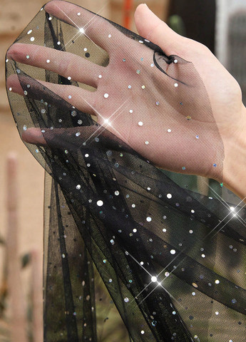 Чорна коктейльна, вечірня сукня SHEIN однотонна