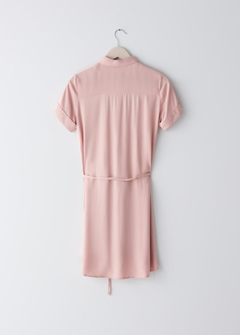 Рожева кежуал сукня сорочка Sinsay однотонна