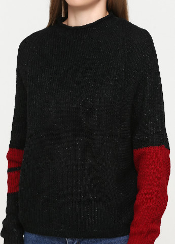 Черный демисезонный свитер CHD