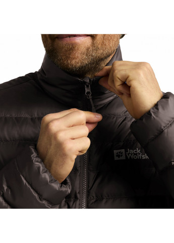 Темно-коричневий демісезонний Пуховик Jack Wolfskin